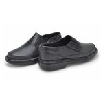 Sapato Comfort Lisboa em Couro - Preto
