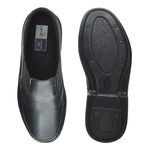 Sapato Comfort Lisboa em Couro - Preto