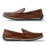 Mocassim Paraty de Couro - Brown