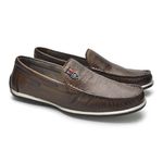 Mocassim Paraty em Couro - Chocolate 