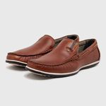 Mocassim Masculino Laroche Paraty em Couro - Brown