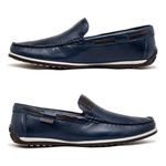 Mocassim Masculino Laroche Paraty Em Couro - Marinho