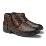 Bota Saara em Couro - Chocolate E L
