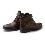Bota Saara em Couro - Marrom