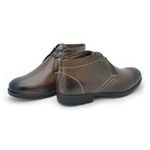 Bota Saara em Couro - Chocolate