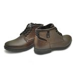 Bota Saara em Couro - Chocolate