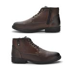 Bota Saara em Couro - Brown