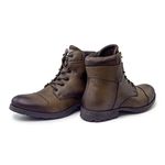 Bota Saara em Couro - Whisky