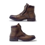 Bota Saara em Couro - Whisky