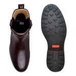 Bota Chelsea Saara em Couro - Café