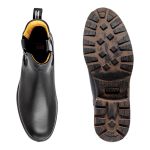 Bota Chelsea Saara em Couro - Preto