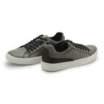 Sapatenis Casual Masculino Stratus em Couro - Silver