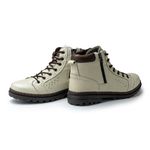 Bota Vacanza em Couro - Off White