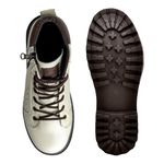 Bota Vacanza em Couro - Off White