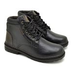 Bota Vacanza em Couro - Preto