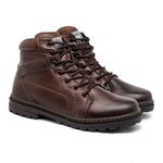 Bota Coturno Masculino Laroche Vacanza em Couro - Café