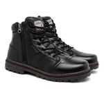 Bota Coturno Masculino Laroche Vacanza em Couro - Preto