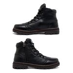 Bota Coturno Masculino Laroche Vacanza em Couro - Preto