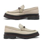 Mocassim Loafer Masculino Londres em Couro - Cromo Rato E L