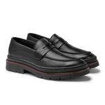 Mocassim Loafer Masculino Londres em Couro - Preto