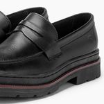 Mocassim Loafer Masculino Londres em Couro - Preto