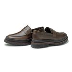 Mocassim Loafer Masculino Londres em Couro - Café