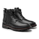 Bota Masculina Londres em Couro Legitimo - Preto