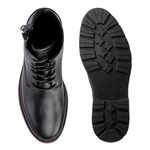 Bota Masculina Londres em Couro Legitimo - Preto