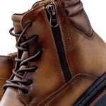 Bota Masculina Londres em Couro Legitimo - Whisky