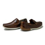 Mocassim Masculino Niteroi em Couro - Chocolate