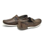 Mocassim Masculino Niteroi em Couro - Chocolate