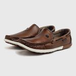 Mocassim Masculino Laroche Niteroi em Couro - Chocolate
