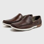 Mocassim Masculino Laroche Niteroi em Couro - Café