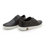Sapatenis Casual em Couro Masculino North - Preto