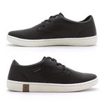 Sapatenis Casual em Couro Masculino North - Preto