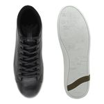 Sapatenis North em Couro Masculino - Preto