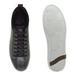 Sapatenis Casual em Couro Masculino North - Preto