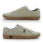 Sapatenis Casual em Couro Masculino North - Neve