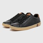 Sapatenis Casual Laroche North em Couro - Preto
