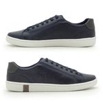 Sapatenis Casual em Couro Masculino North - Royal