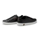 Sapatenis Casual em Couro Masculino North - Preto