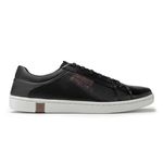 Sapatenis Casual em Couro Masculino North - Preto