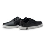 Sapatenis Casual em Couro Masculino North - Preto