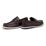 Mocassim Loafer Oasis em Couro - Café