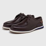 Mocassim Dockside Oasis em Couro - Café