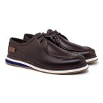 Mocassim Dockside Oasis em Couro - Café
