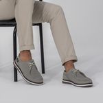 Mocassim Dockside Oasis em Camurça - Cinza