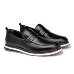 Sapato Casual Laroche Oasis em Couro - Preto