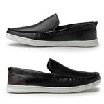 Mocassim Loafer Porto Masculino em Couro - Preto