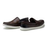 Mocassim Loafer Porto Masculino em Couro - Chocolate